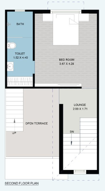  shyam kutir 86 Floor Plan Second Floor Plan