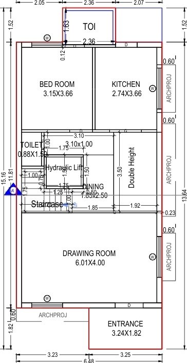  pacifica Floor Plan Ground Floor Plan