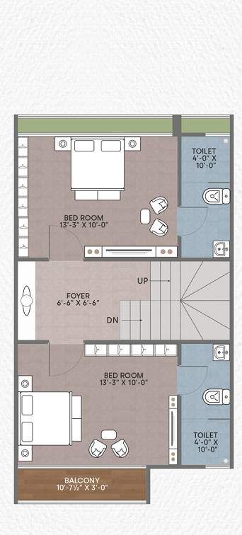  kalhaar bungalows Floor Plan First Floor Plan