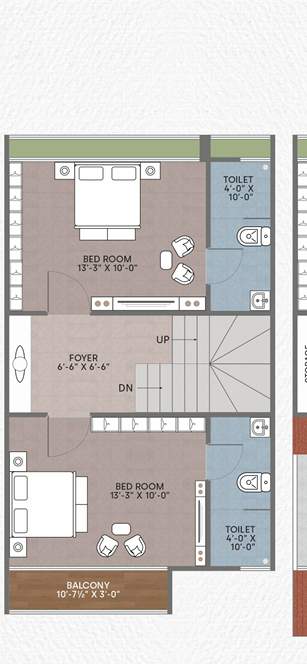  kalhaar bungalows Floor Plan First Floor Plan