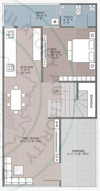  kalhaar bungalows Floor Plan Ground Floor Plan