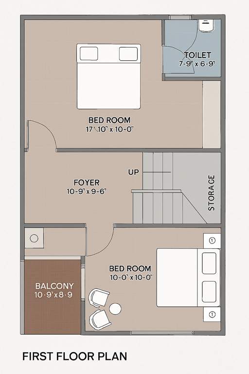  kalhaar bungalows Floor Plan First Floor Plan