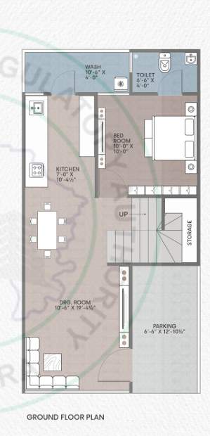  kalhaar bungalows Floor Plan Ground Floor Plan