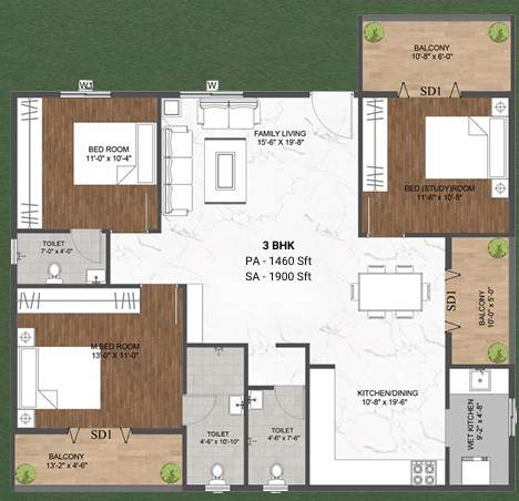  kings land Floor Plan Floor Plan