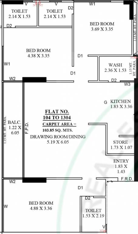 Floor Plan the park by parmeshwar Floor Plan Floor Plan