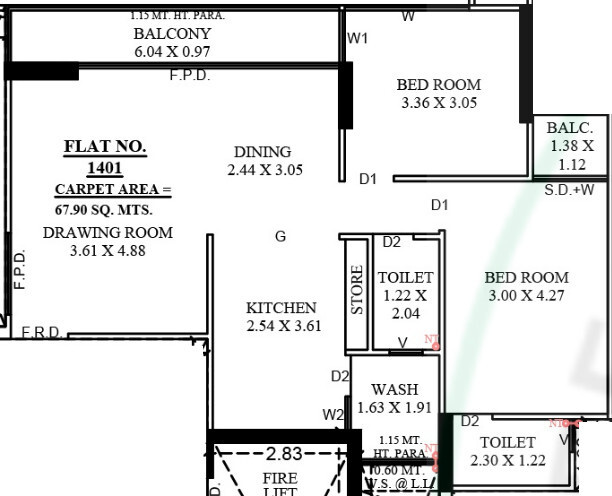 Floor Plan the park by parmeshwar Floor Plan Floor Plan