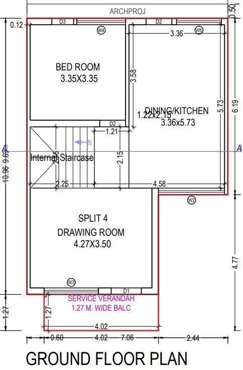  aavkar bunglows Floor Plan Ground Floor Plan