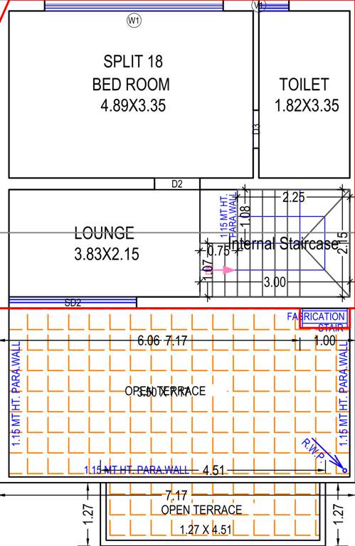  aavkar bunglows Floor Plan Second Floor Plan