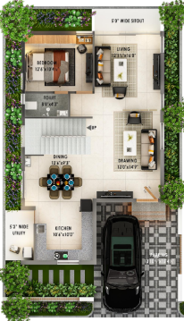  northscape  Floor Plan Ground Floor Plan