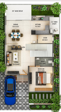  northscape  Floor Plan Ground Floor Plan