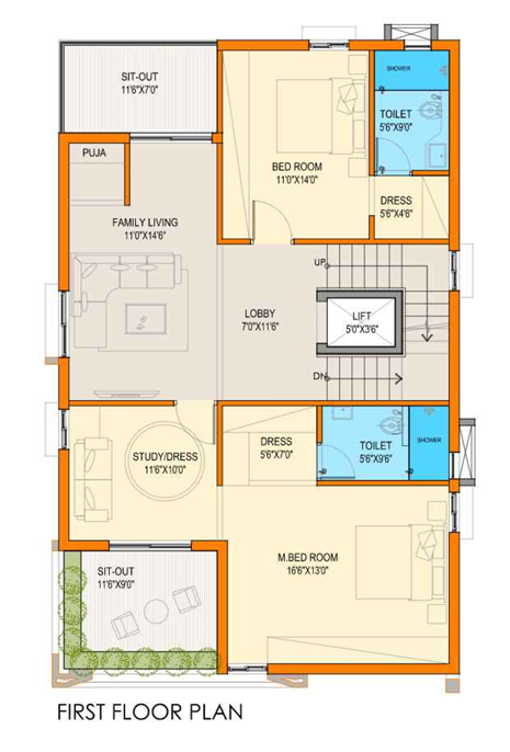  phoenix luxury park 2 Floor Plan First Floor Plan