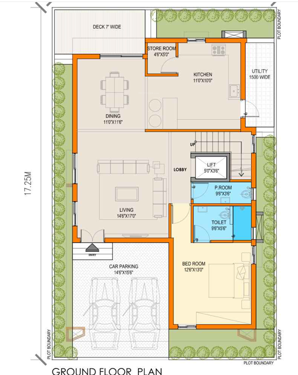  phoenix luxury park 2 Floor Plan Ground Floor Plan