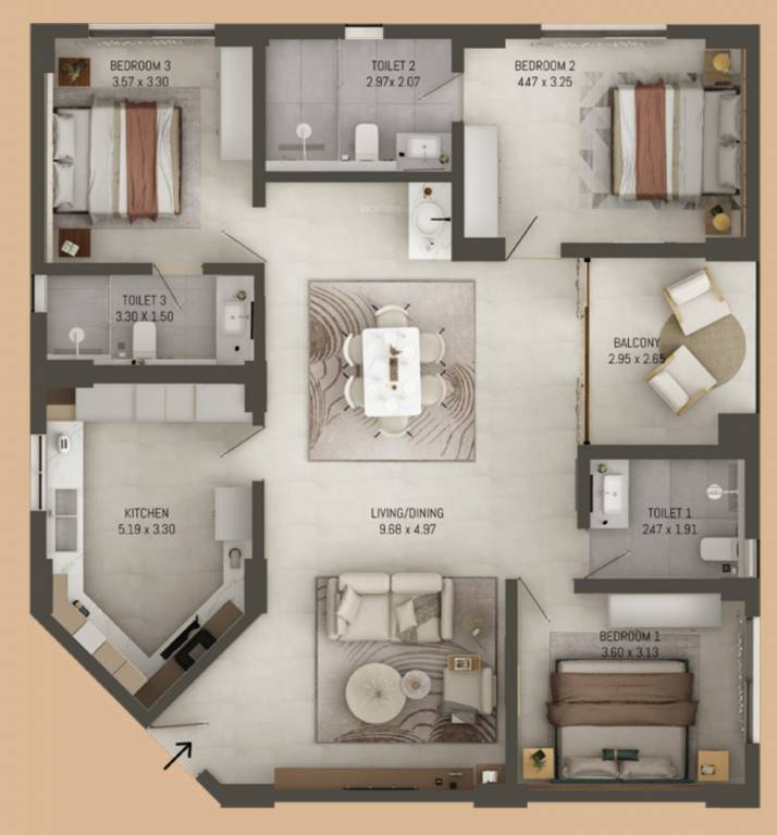 builtech aura Floor Plan Floor Plan