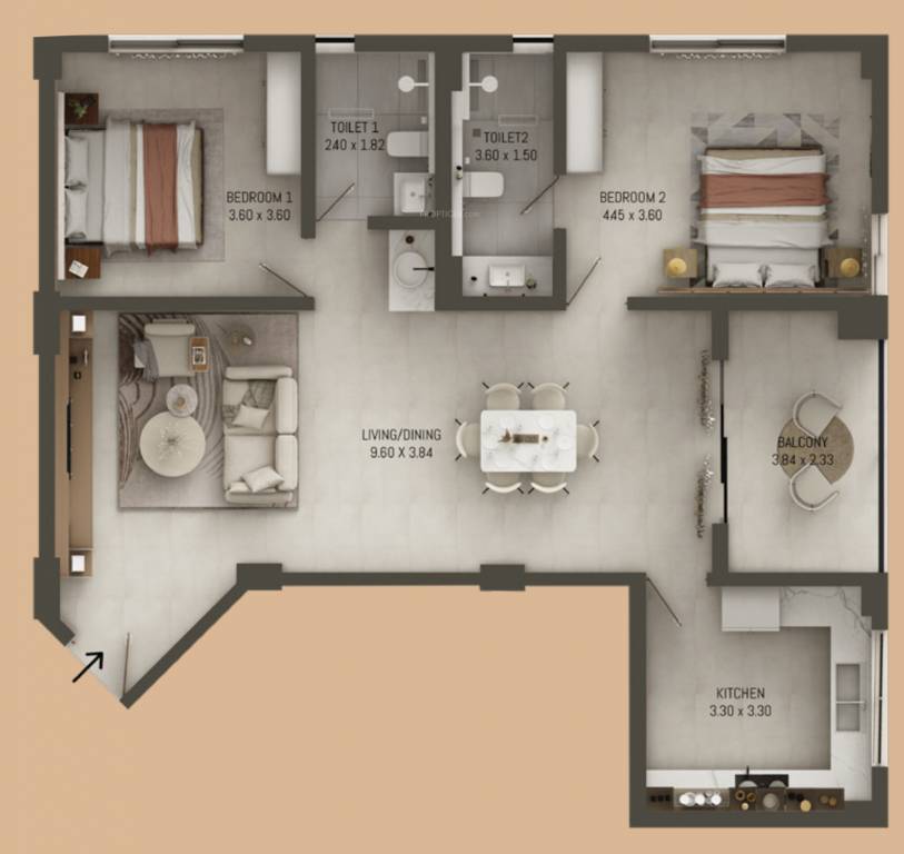 builtech aura Floor Plan Floor Plan