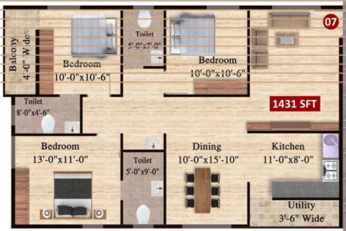  sri sai grand Floor Plan Floor Plan