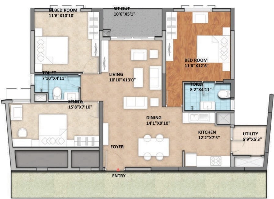 Floor Plan aqua block a Floor Plan Floor Plan
