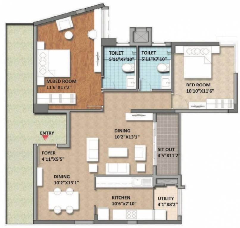 Floor Plan aqua block a Floor Plan Floor Plan