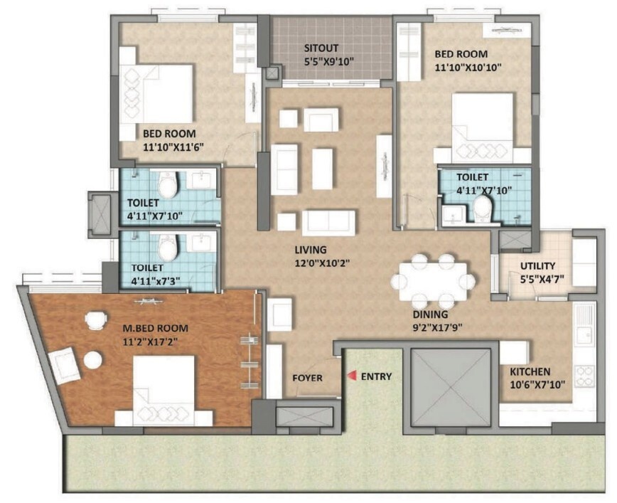 Floor Plan aqua block a Floor Plan Floor Plan