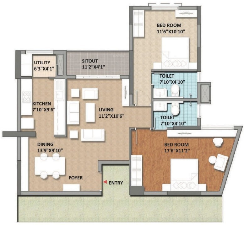 Floor Plan aqua block a Floor Plan Floor Plan