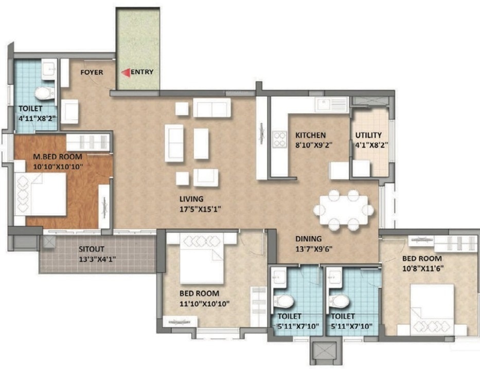 Floor Plan aqua block a Floor Plan Floor Plan