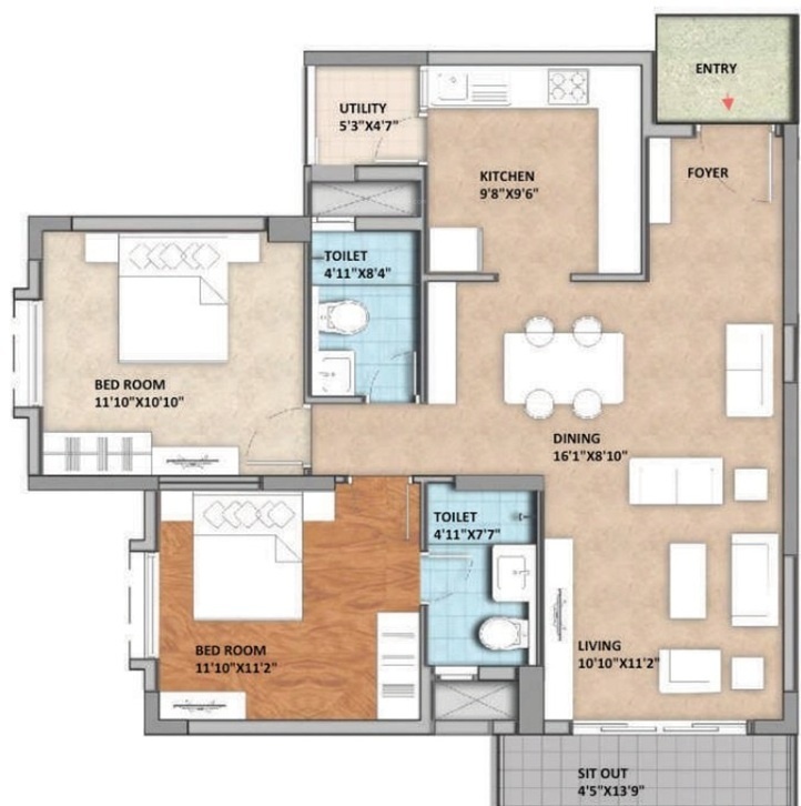 Floor Plan aqua block a Floor Plan Floor Plan