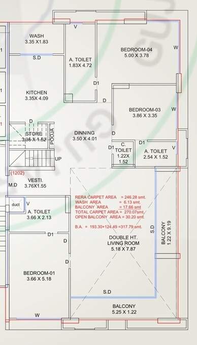  elements Floor Plan Lower Level Duplex Plan
