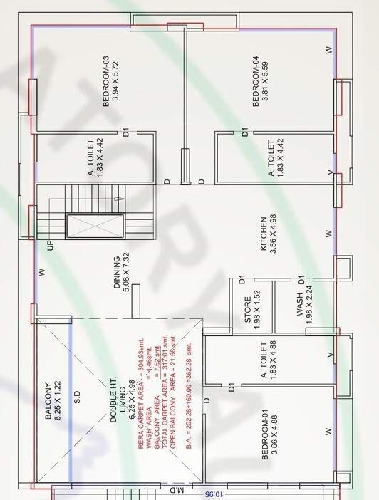  elements Floor Plan Lower Level Duplex Plan