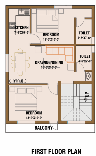  majesty residency Floor Plan First Floor Plan