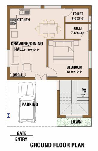  majesty-residency Floor Plan Ground Floor Plan