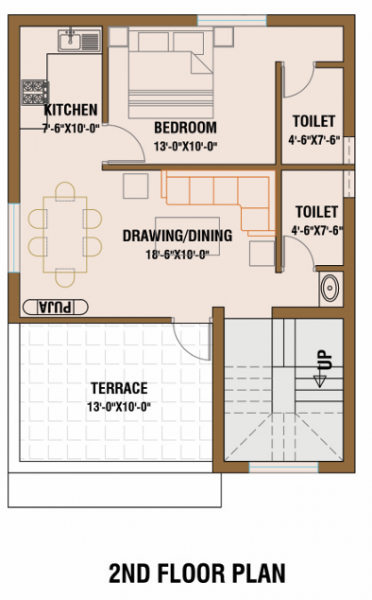  majesty-residency Floor Plan Second Floor Plan