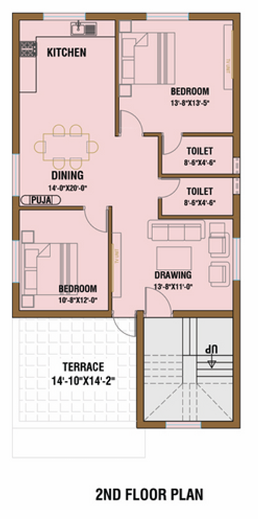  majesty residency Floor Plan Second Floor Plan