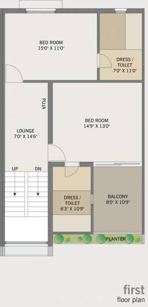  kalrav-residency Floor Plan First Floor Plan