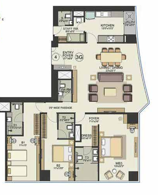  island city center Floor Plan Floor Plan