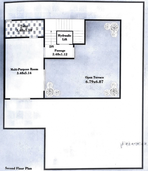  villa Floor Plan Second Floor Plan