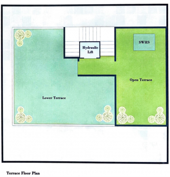  villa Floor Plan Terrace Floor Plan