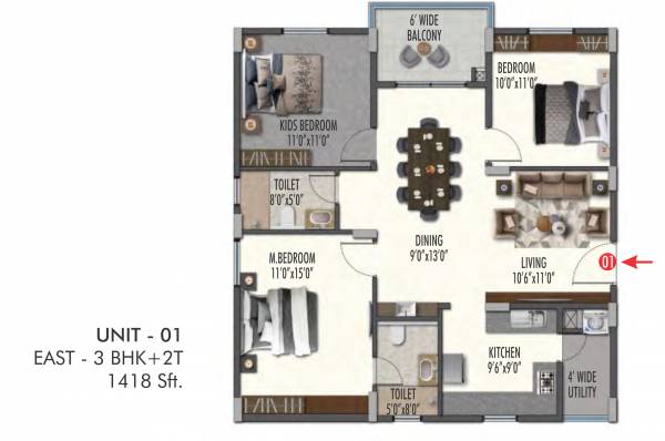 Floor Plan oak-tree Floor Plan Floor Plan