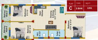 krishiv-residency Floor Plan Floor Plan