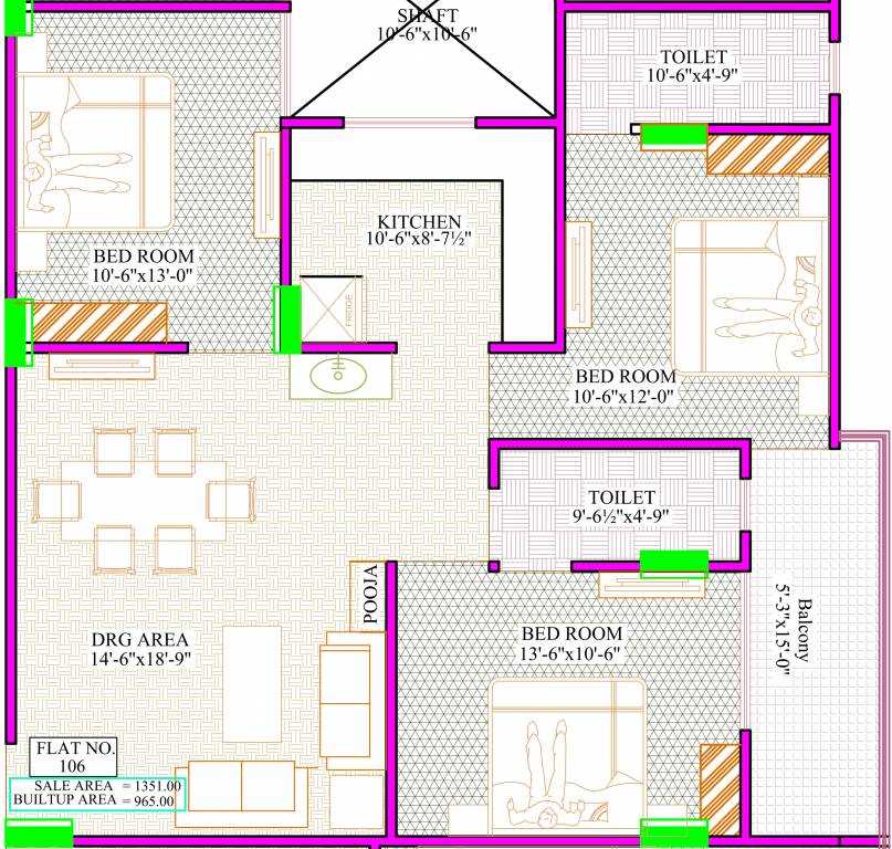 Floor Plan vinayak residency i Floor Plan Floor Plan