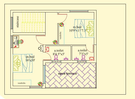 First Floor Plan dharma villas Floor Plan First Floor Plan