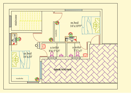 First Floor Plan dharma villas Floor Plan First Floor Plan