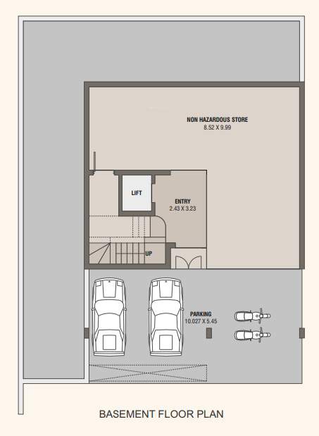  vrajbhoomi bungalow Floor Plan Basement Floor Plan