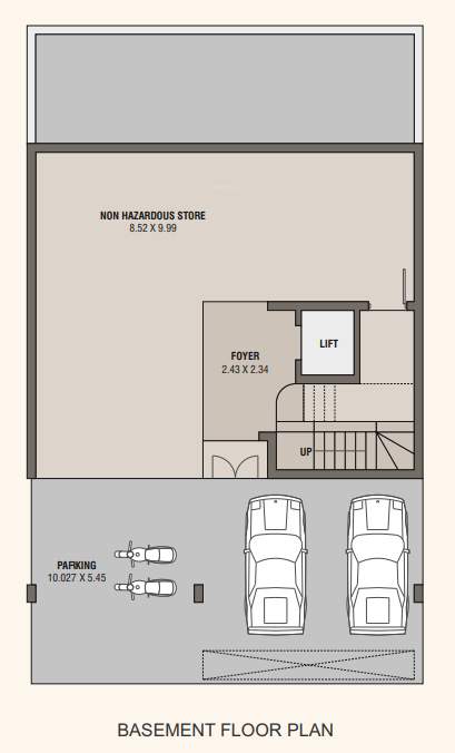  vrajbhoomi bungalow Floor Plan Basement Floor Plan