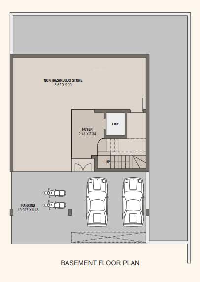  vrajbhoomi bungalow Floor Plan Basement Floor Plan
