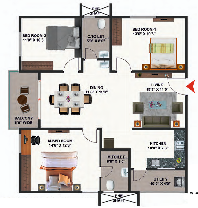 Floor Plan one genext towers Floor Plan Floor Plan