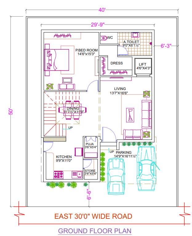  green tech o2 community Floor Plan Ground Floor Plan