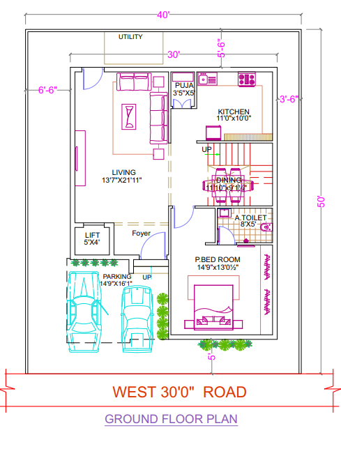  green tech o2 community Floor Plan Ground Floor Plan