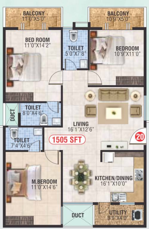 Floor Plan sri sathvik nandanam Floor Plan Floor Plan