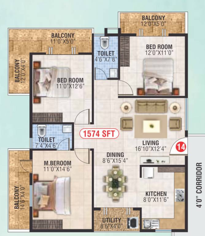 Floor Plan sri sathvik nandanam Floor Plan Floor Plan