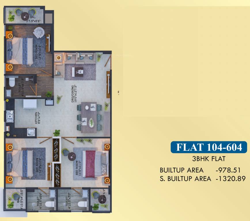  sadhana residency iv Floor Plan Floor Plan