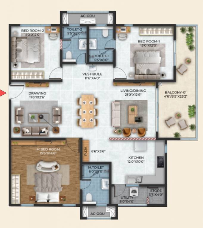 Floor Plan stone ridge Floor Plan Floor Plan